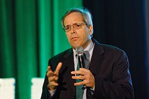 Dr. Caligiuri speaks at Progress and Promise Against Cancer, AACR’s public forum held April 1, 2017, in Washington, D.C. Photo © AACR/Scott Morgan 2017