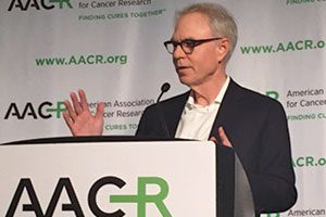 Dr. Charles L. Sawyers launches AACR Project GENIE at AACR-NCI-EORTC Molecular Targets and Cancer Therapeutics held November 5, 2015, in Boston.