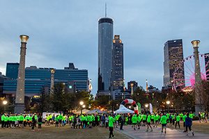 More than 500 people participated in the AACR Runners for Research 5K Run/Walk in Atlanta’s Centennial Park on March 30. The event was held in conjunction with the AACR Annual Meeting 2019.