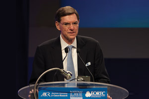 Dr. William N. Hait speaks at the 2011 AACR-NCI-EORTC International Conference on Molecular Targets and Cancer Therapeutics in San Francisco.