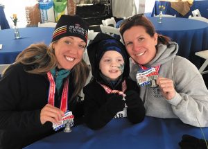 Daneen and Jace Marchiano pose for a photo during the 2019 Philadelphia Marathon weekend. Photo courtesy of Daneen Marchiano.