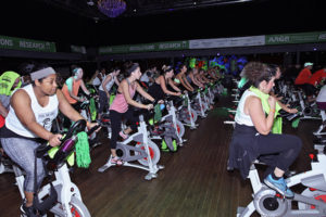 The AACR Revolutions for Research Indoor Cycling to Beat Cancer event was held in Philadelphia in October.