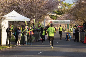 Participants near the finish line of the AACR Runners for Research 5K Walk/Run at the AACR Annual Meeting 2017 in Washington, D.C.