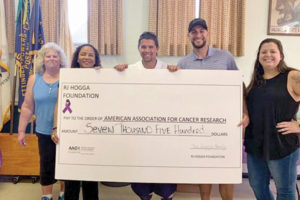 The 7th Annual Hogga Golf Tournament took place on June 14, 2019, honoring Robert Hogga, who lost his battle with pancreatic cancer seven years ago. The event raised $7,500 for the AACR.