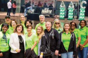 Dr. Margaret Foti, AACR CEO, and staff members were on hand for All Star Day Live, an AACR fundraiser held by a Philadelphia radio station in May 2017.
