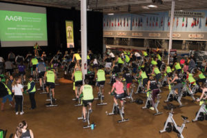 AACR Revolutions for Research: Indoor Cycling to End Cancer was held in November 2017 at the Simeone Foundation Automotive Museum in Philadelphia.